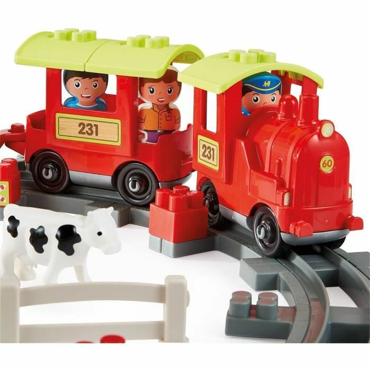 Set de Construcție Ecoiffier TRAIN DE CAMPAGNE